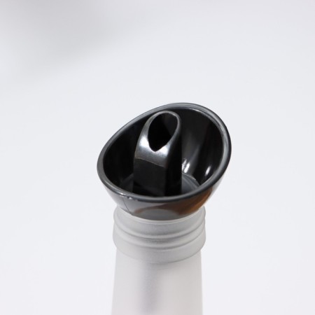 Glass bottle for sauce and oil "Classic", 330 ml, inscription mix-1