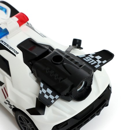 Radio -controlled SMOKE machine, smoke effect, 1:20, light, white color-3