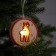 Christmas tree toy "Happy New Year", from batteries, glow of warm white