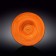 Deep plate Wilmax England Spiral, D = 25.5 cm, 1.5 L, Orange color