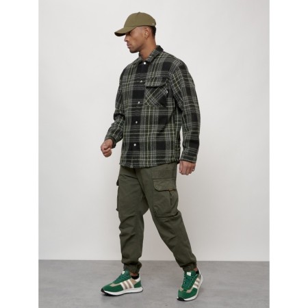 Male windbreaker, size 54, green color-1