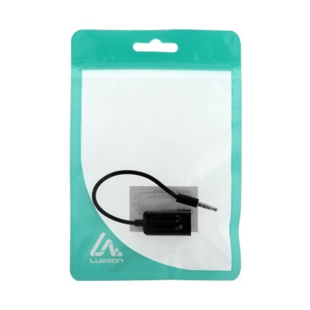 Audio-adapter cable Luazon, Jack 3.5 (4pin) (M) -2xjack 3.5 (3 PIN) (F), for micro and headphones-4