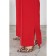Women's pants with a section of Eliseeva Olesya, size 48, red color