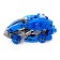 Robot "Clock", transforms into a robot and a machine, the color is blue