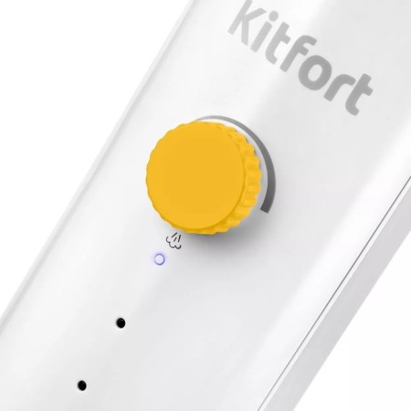 Steam mop KitFort KT-1048-1, 1300 W, 360 ml, cord 4.9 m, white-yellow-1