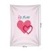 Decorative panel with photo printing "Be mine", vertical, size 150x200 cm
