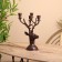 Summary for 4 candles "deer" aluminum 16x12x32 cm