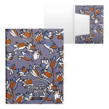 Plastic elastic band Erichkrause® Tulips, A4 (4 pcs in a package)