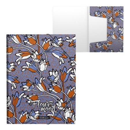 Plastic elastic band Erichkrause® Tulips, A4 (4 pcs in a package)