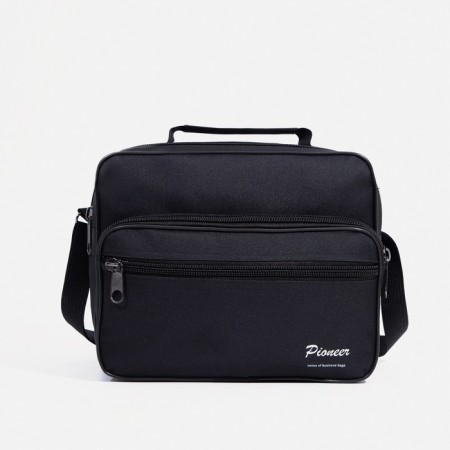 Male bag, amen, black color-1