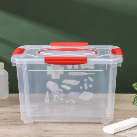 Economic storage box "Pharmacy", 5.5 l, drawing mix-7