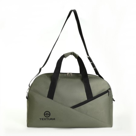 Road bag, textura, large size, green color
