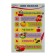 Set of mini-placas "Orientation in time" 4 pieces, A4