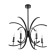 Lamp "Arles" 6he14 40W Black 66x66-42-142 cm