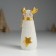 Souvenir Polystone "A deer from a burlap in a scarf" 6.5x5x11.5 cm