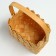 Wicker basket, 17 x 13 x 11/23 cm, sequoia
