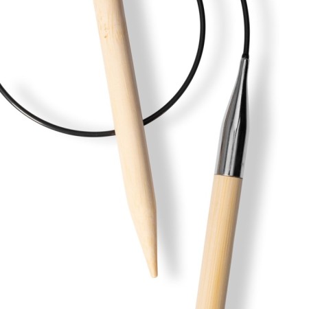 Circular knitting needles, bamboo, 8.0 mm/60cm, 1 pcs-2