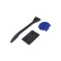 Brush for cleaning car glasses, 39 cm, blue EQ-01