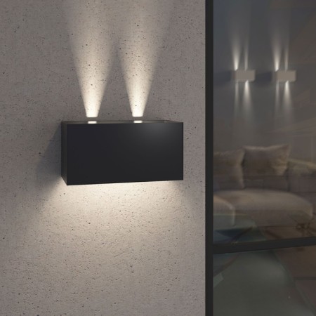Architectural backlight Elektrostandard, Winner LED 12 W, 100X200X100 mm, IP54, black color-1