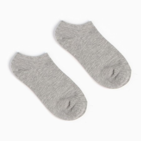 A set of men's socks (3 pairs) shortened, gray color, size 40-44-1