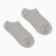 A set of men's socks (3 pairs) shortened, gray color, size 40-44