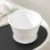 Pot for flowers with a pallet "Antik", 1.6 l, d = 17 cm, white color