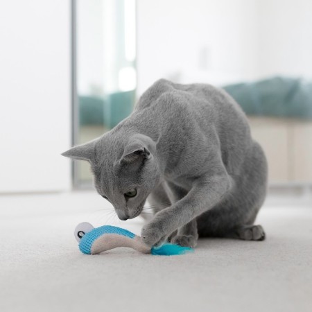 Toy PetStages dental "shrimp" for cats, with cat mint, 2 pcs, 7 cm-2