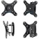 Kromax Galactic-1 New Black 15 "-32" Max.20kg wall turning and 102951