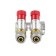Aquasfera collector 7018-03, 3/4 "x16 mm, 4 outputs, a squeeze with a control valve, 35 mm