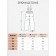 Baby trousers insulated, height 128 cm, black color