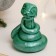 The figure "The snake dreams" Emerald, 6x6cm