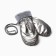 Women's mittens at the lawsuit Minaku shine 24 cm gray
