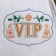 New Year. New Year's cap with embroidery "VIP"