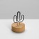Certificate of Cactus Cactus, 4 × 4 × 5.5 cm, black bronze