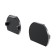 Plugs for the round low -profile tire pipeline Exign 2 pcs, black