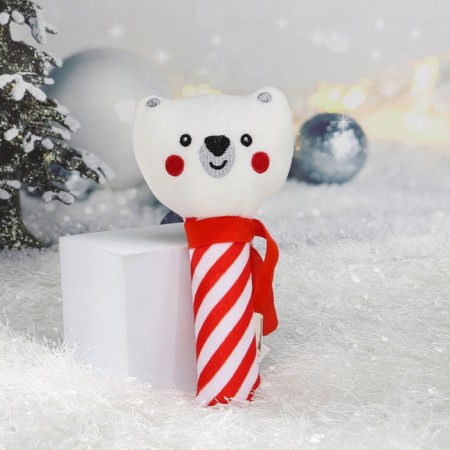 Toy - New Year's Bear squeak, gift packaging, crush me-1