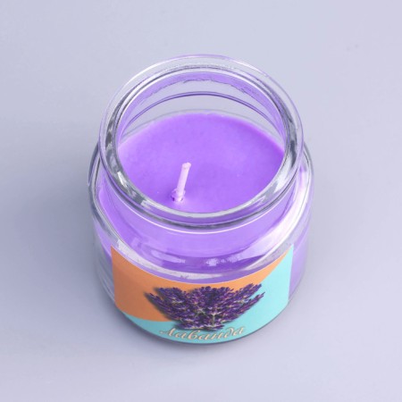 Candle in the bank Aromatic "fragrant lavender" 6x8.5cm-5