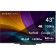 TV Digma Pro 43c, 43 ", 3840x2160, DVB-T2/C/S2, HDMI 3, USB 2, Smart TV, black