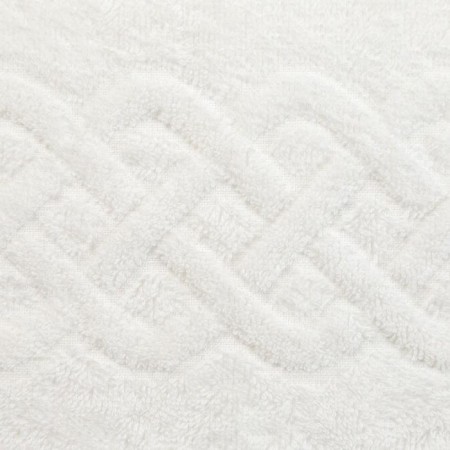 Tmachry jacquard Plait, 50x90cm, white, 360g/m, cotton-1