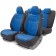 Auto-Cherkhly Signature, Velor material, 5 mm foam, 3D cut, 15 objects, 5 headrests, 2 pockets, 4 zippers, 4 end valves, Airbag Black-Sino