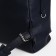 City backpack, textura made of artificial leather with zipper, outer pocket, blue color