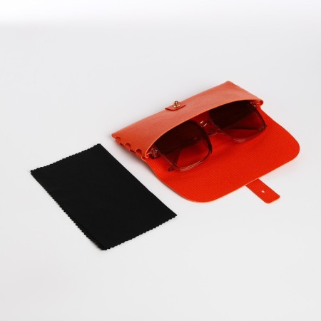 Case for glasses on the clue, color orange-4