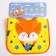 Bibslate for feeding "fox" waterproof on Velcro, with a pocket