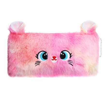 Penal School fur on the zipper Calligrata "Mouse", mix-5