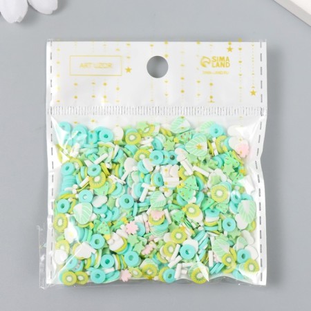 Decor for creativity plastic "Green Freshness" 20 g-2