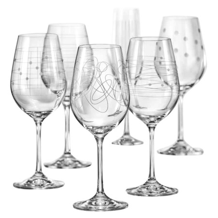 A set of glasses for the wine "Viola Elements", 450 ml, 6pcs-2