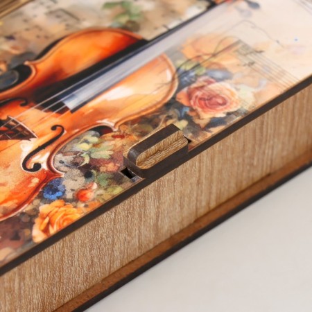 Casket "Violin" 17x8.5x3.5 cm-1