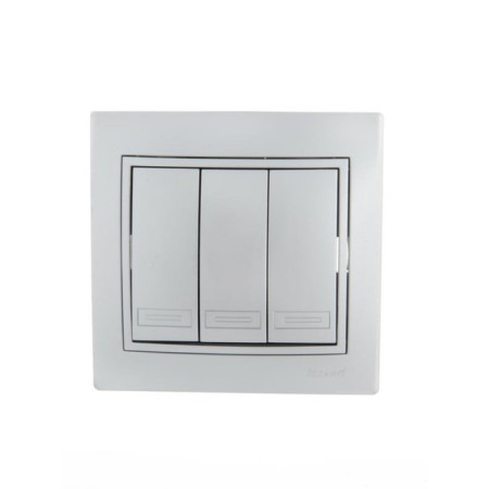 Switch Lezard 701-1010-109 Mira, joint venture, 10a, 3 keys, color gray color