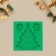 Silicone Mold for creativity "New Year tree", 8 x 8 cm