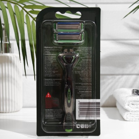Shaving machine Dorco Pace 6 + 2 cassettes, 6 blades, floating head-1
